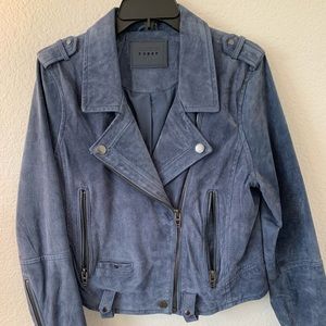 Blank NYC Faux Suede Moto Jacket
